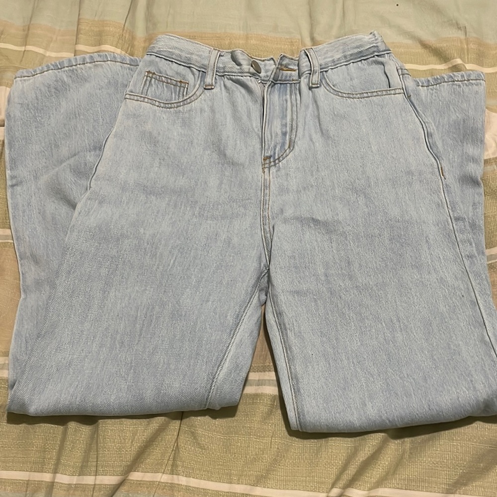 straight jeans